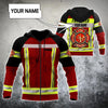 Customize Name Firefighter Hoodie For Men And Women MH