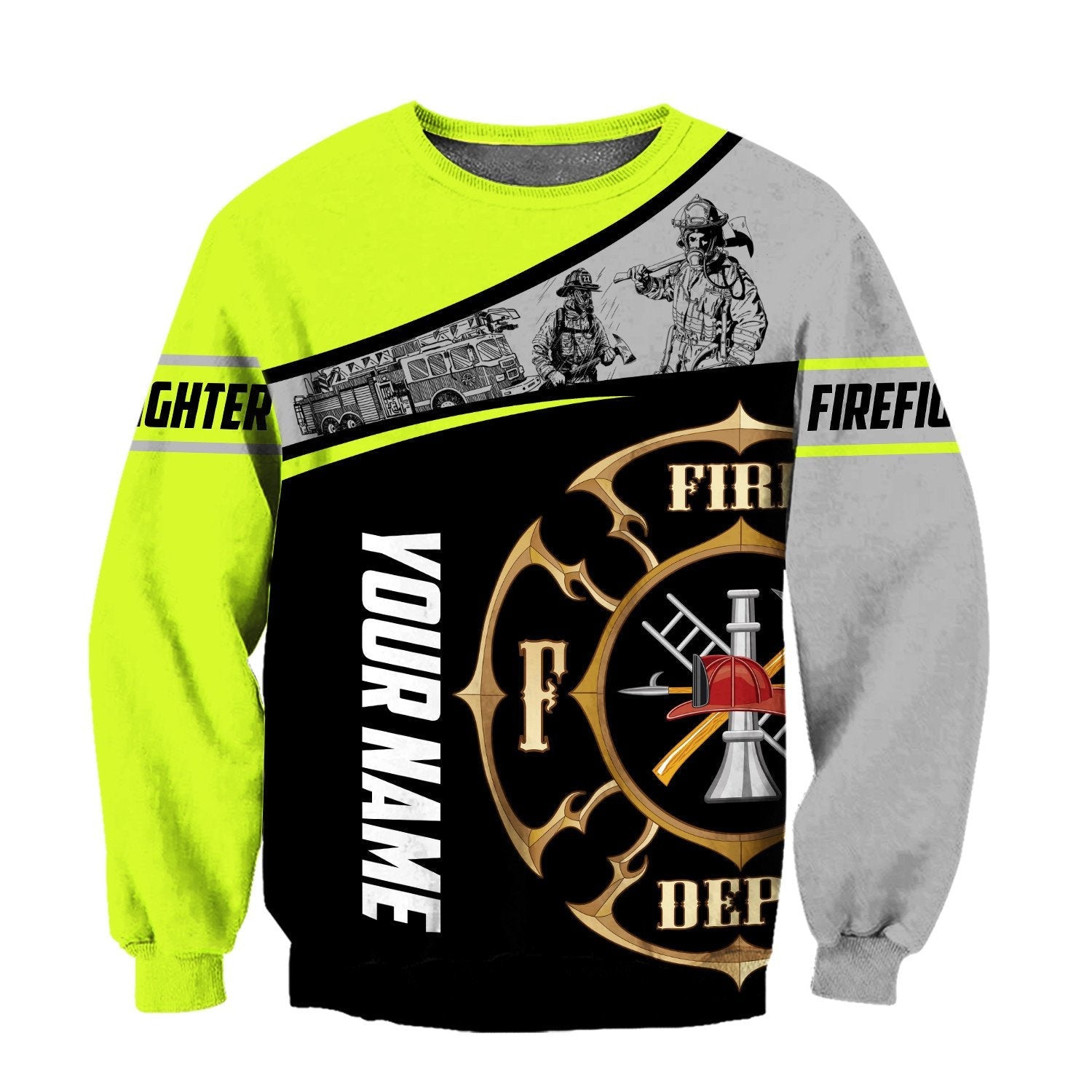 Customize Name Firefighter Shirts For Men And Women MH