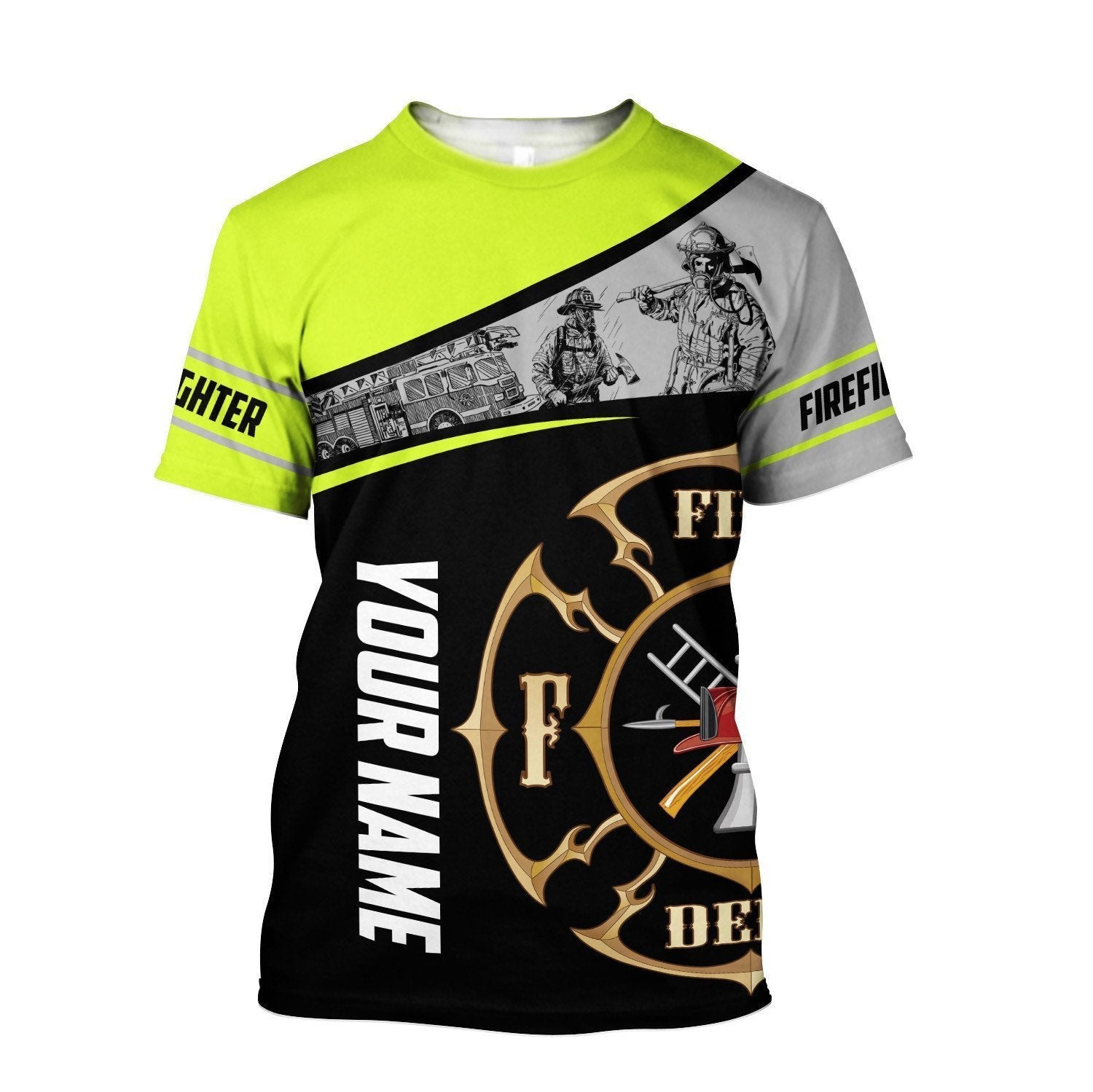 Customize Name Firefighter Shirts For Men And Women MH