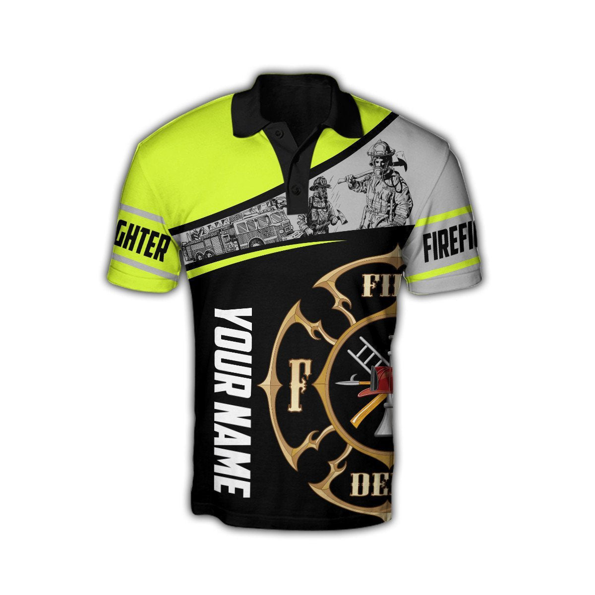 Customize Name Firefighter Shirts For Men And Women MH