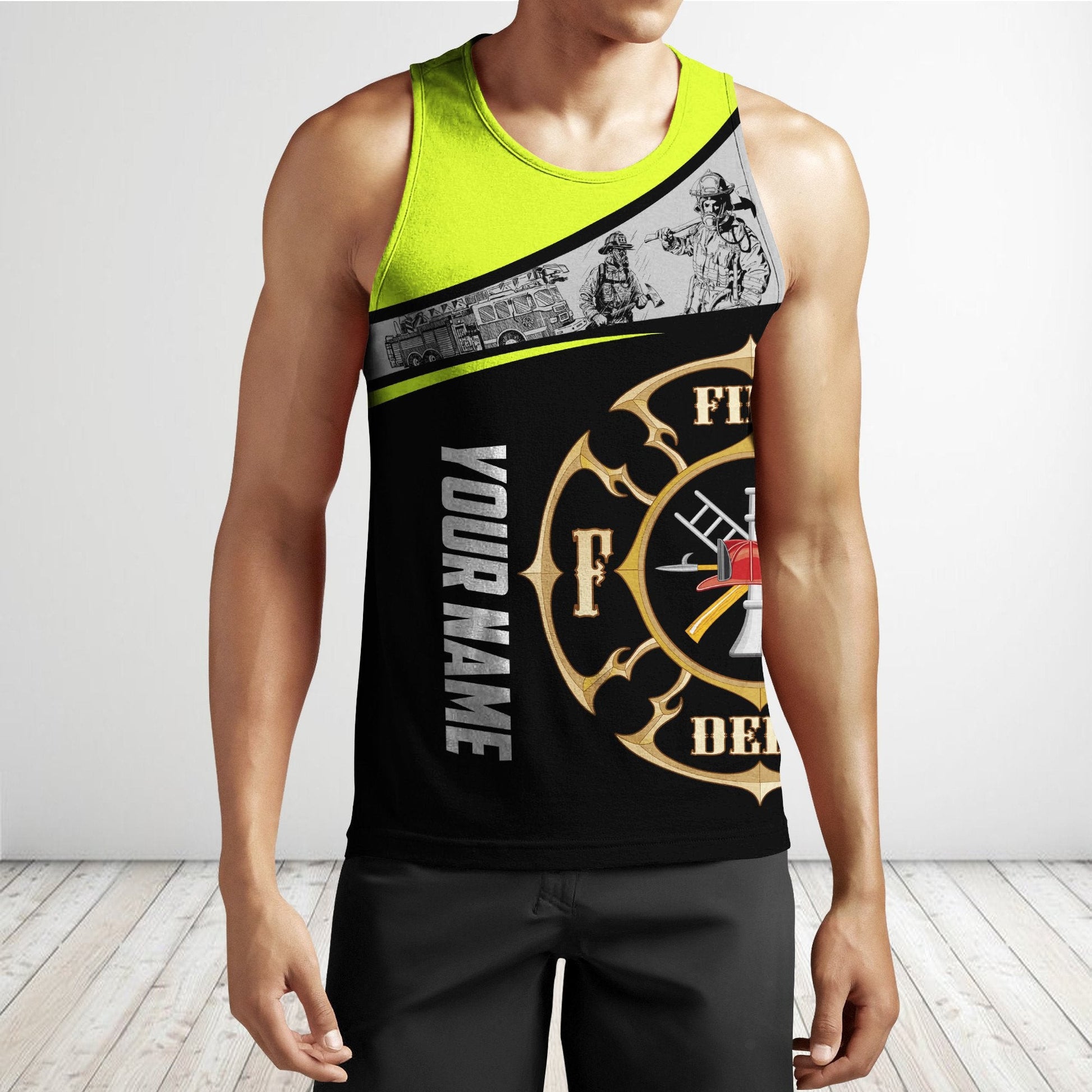 Customize Name Firefighter Shirts For Men And Women MH