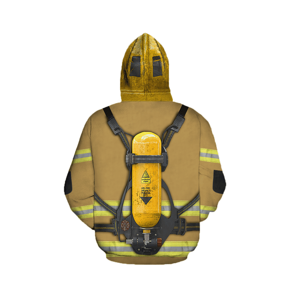 Brave Firefighter-Fireman 3D All Over Printed Shirts For Men And Women Hoodie
