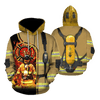 Brave Firefighter-Fireman 3D All Over Printed Shirts For Men And Women Hoodie