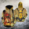 Brave Firefighter-Fireman 3D All Over Printed Shirts For Men And Women Hoodie