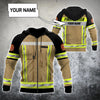 Customize Name Firefighter 3D All Printed Hoodie For Men And Women MH