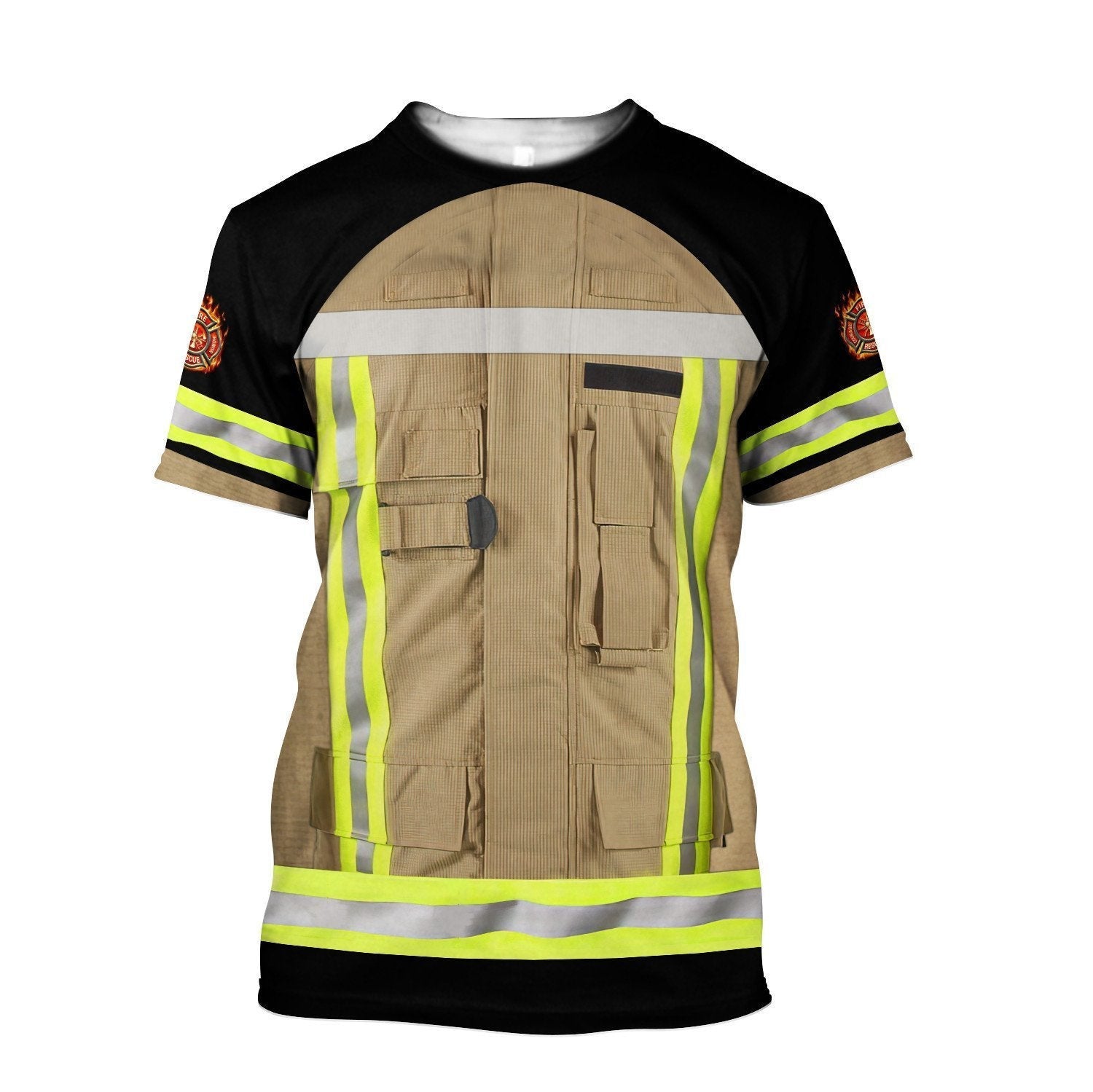 Customize Name Firefighter 3D All Printed Hoodie For Men And Women MH