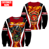 Customize Name Firefighter Unisex Shirts