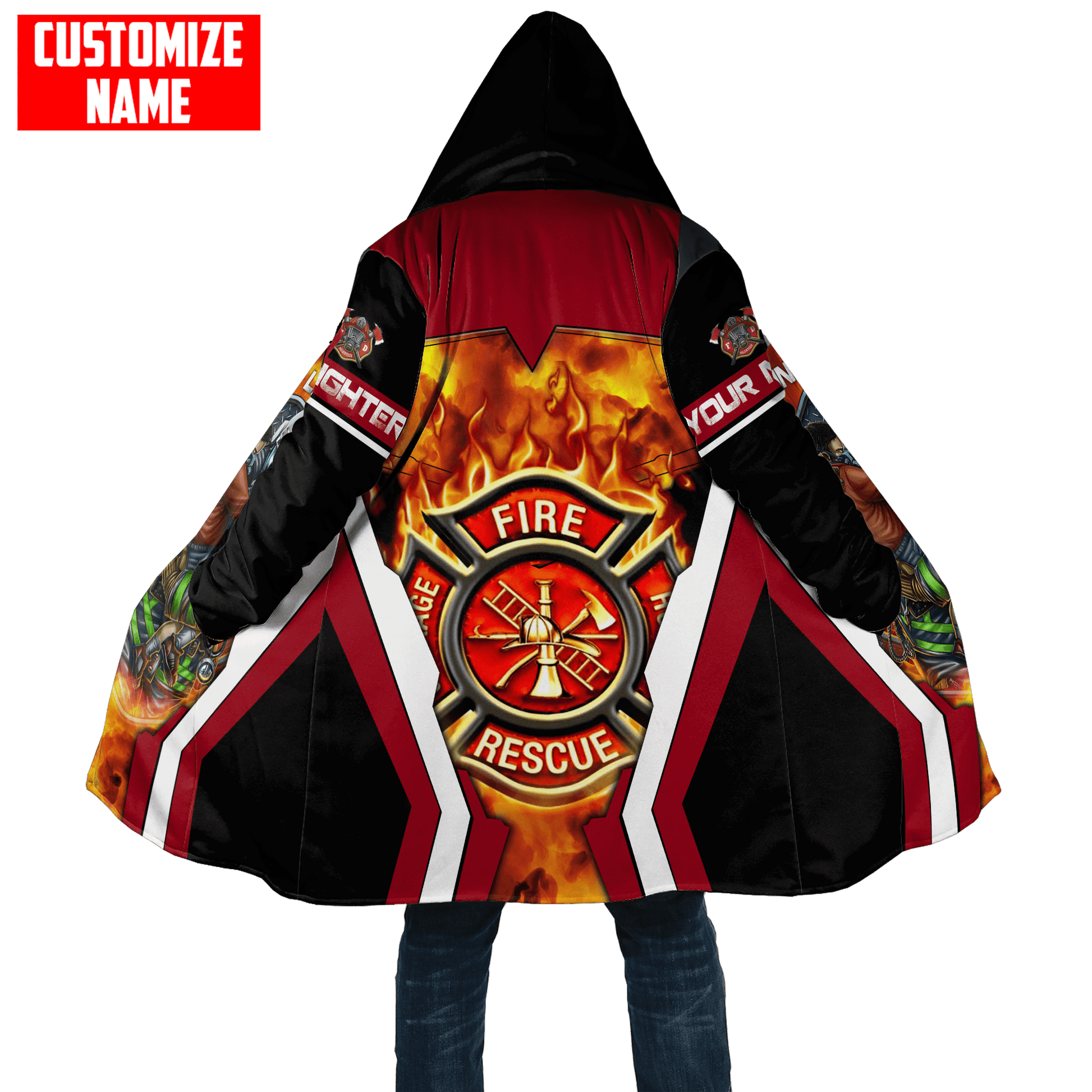 Customize Name Firefighter Unisex Shirts