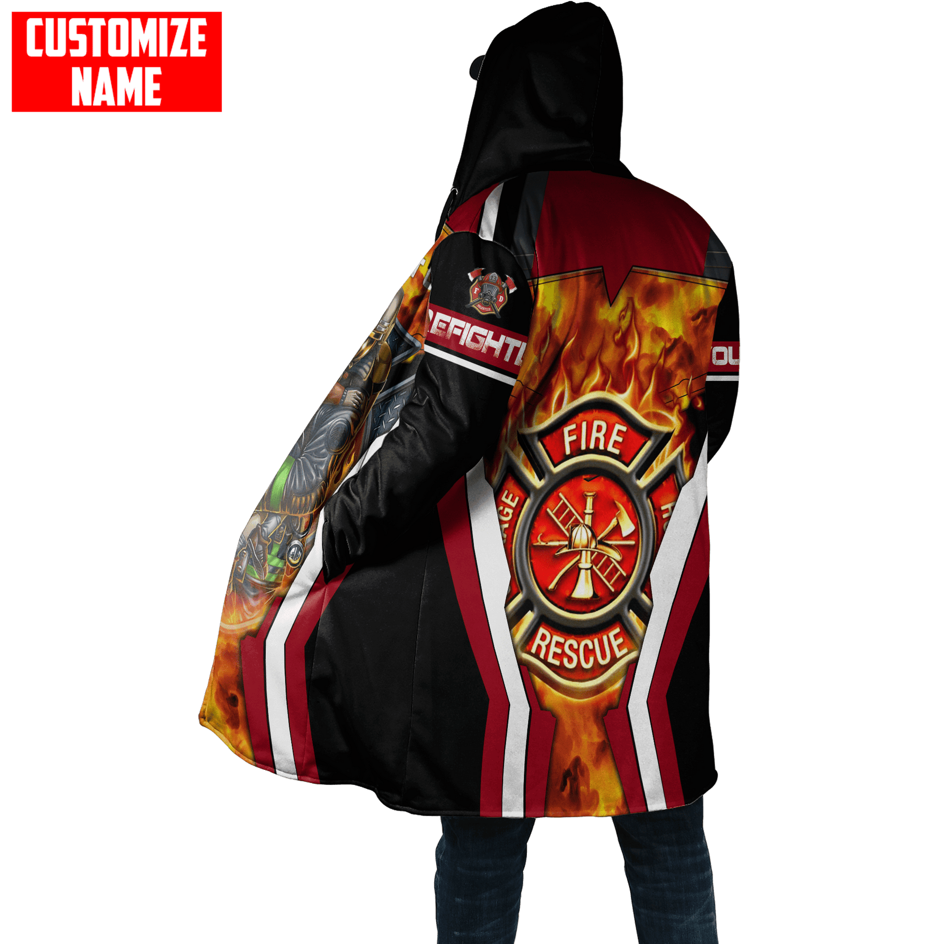 Customize Name Firefighter Unisex Shirts