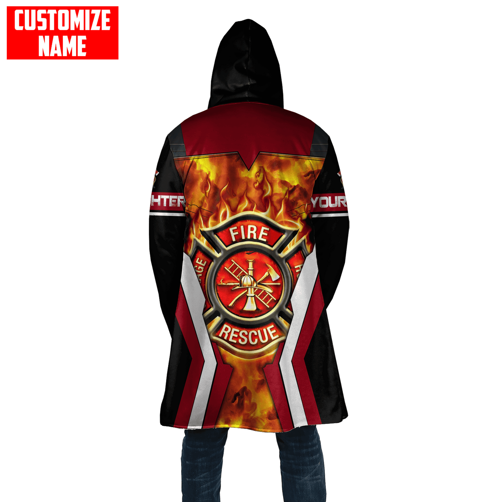 Customize Name Firefighter Unisex Shirts