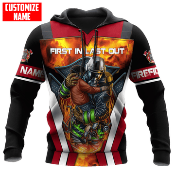 Customize Name Firefighter Unisex Shirts