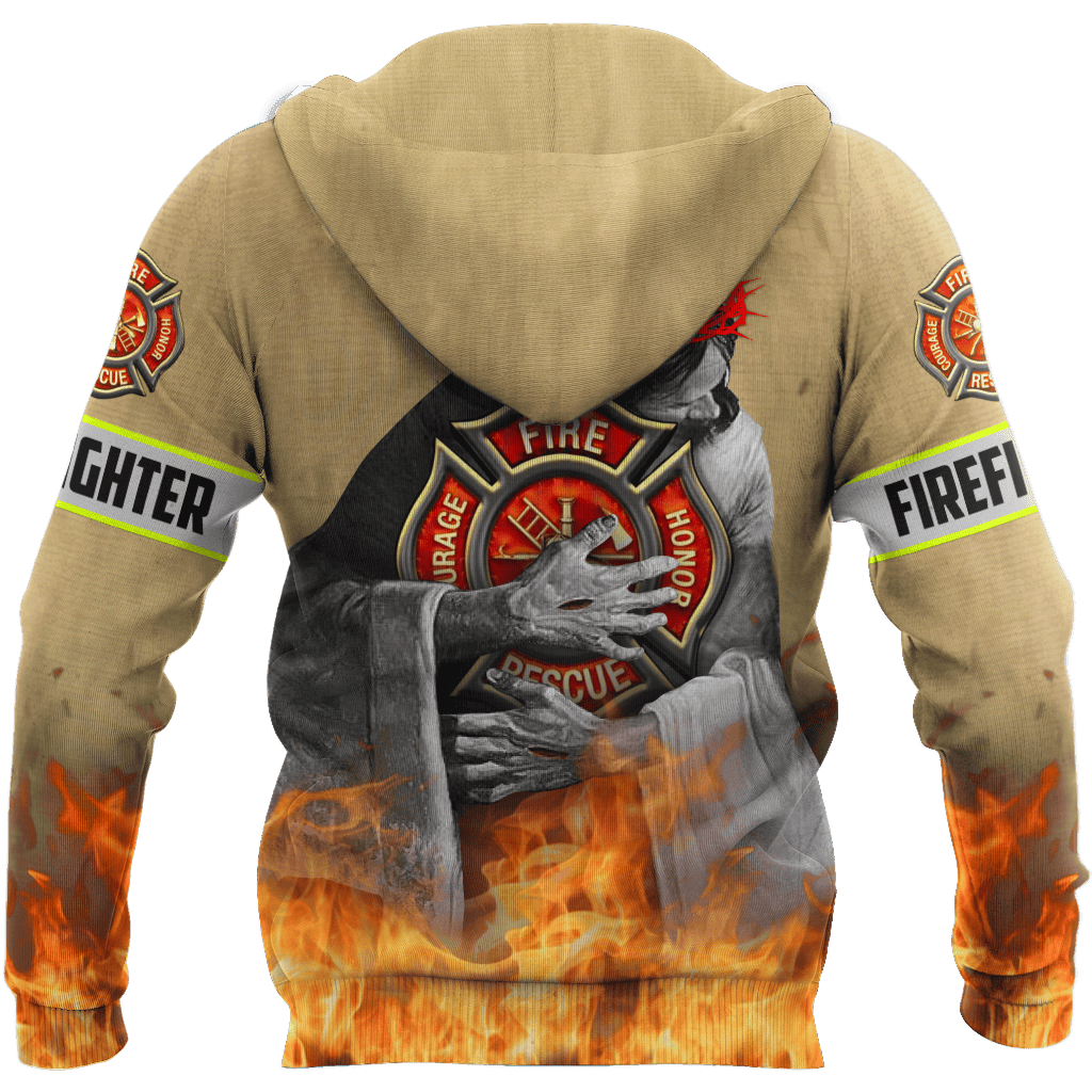 Customize Name Firefighter Hoodie Shirts For Men And Women TNA