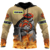 Customize Name Firefighter Hoodie Shirts For Men And Women TNA