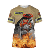 Customize Name Firefighter Hoodie Shirts For Men And Women TNA