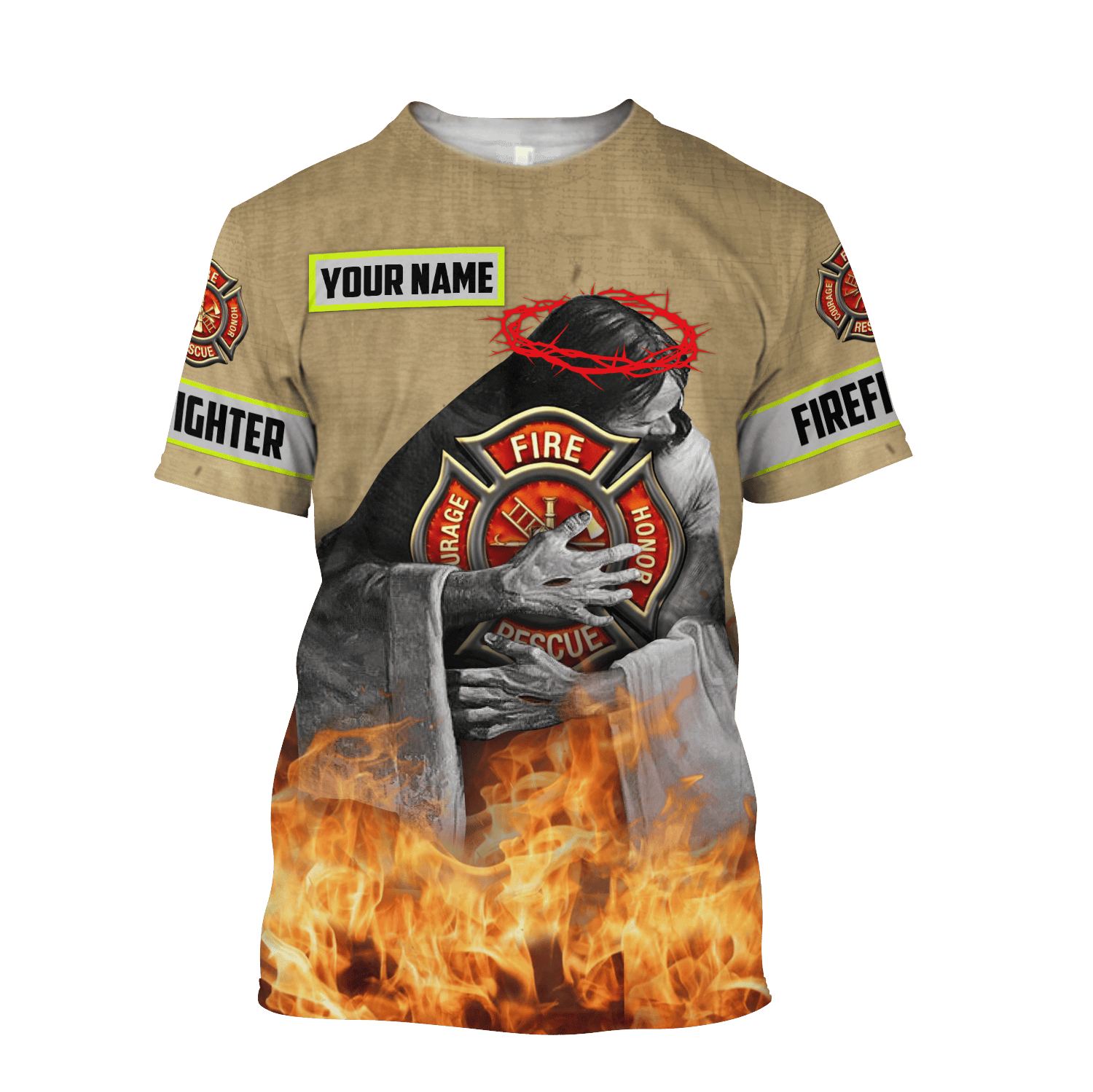 Customize Name Firefighter Hoodie Shirts For Men And Women TNA