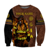 Customize Name Firefighter Hoodie For Men And Women TNA