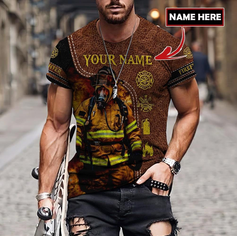 Customize Name Firefighter Hoodie For Men And Women TNA