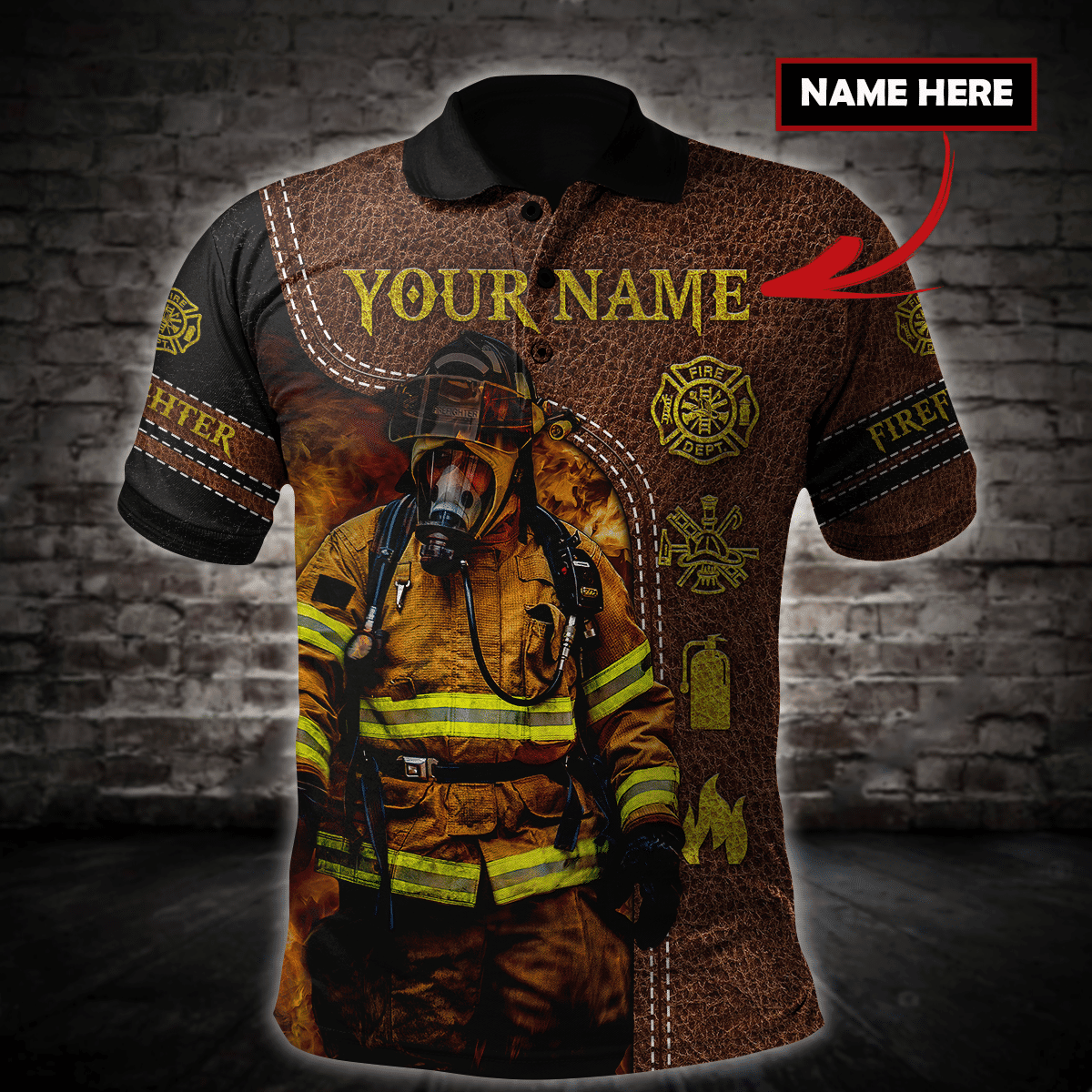 Customize Name Firefighter Hoodie For Men And Women TNA