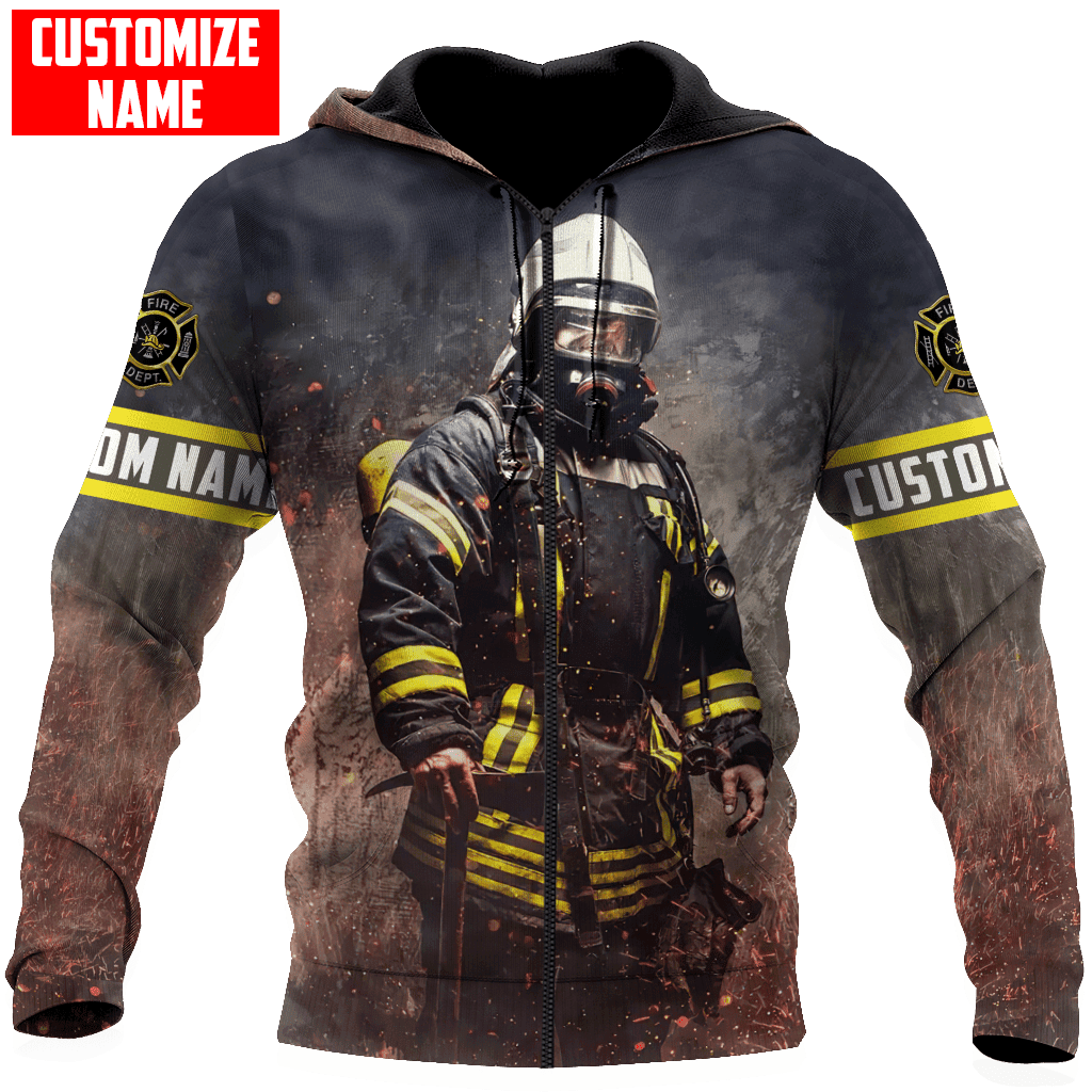 Customized Name Firefighter Unisex Shirts