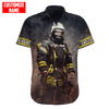 Customized Name Firefighter Unisex Shirts
