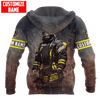 Customized Name Firefighter Unisex Shirts