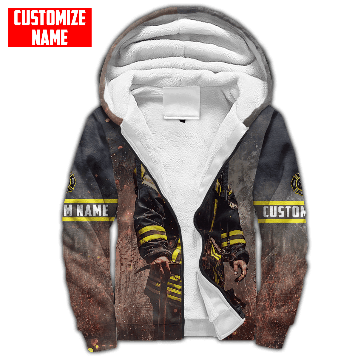 Customized Name Firefighter Unisex Shirts
