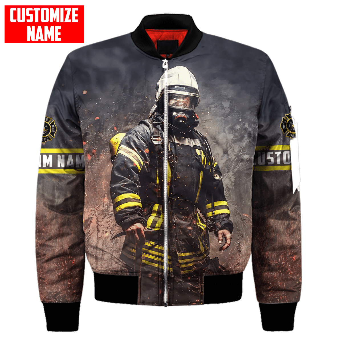 Customized Name Firefighter Unisex Shirts