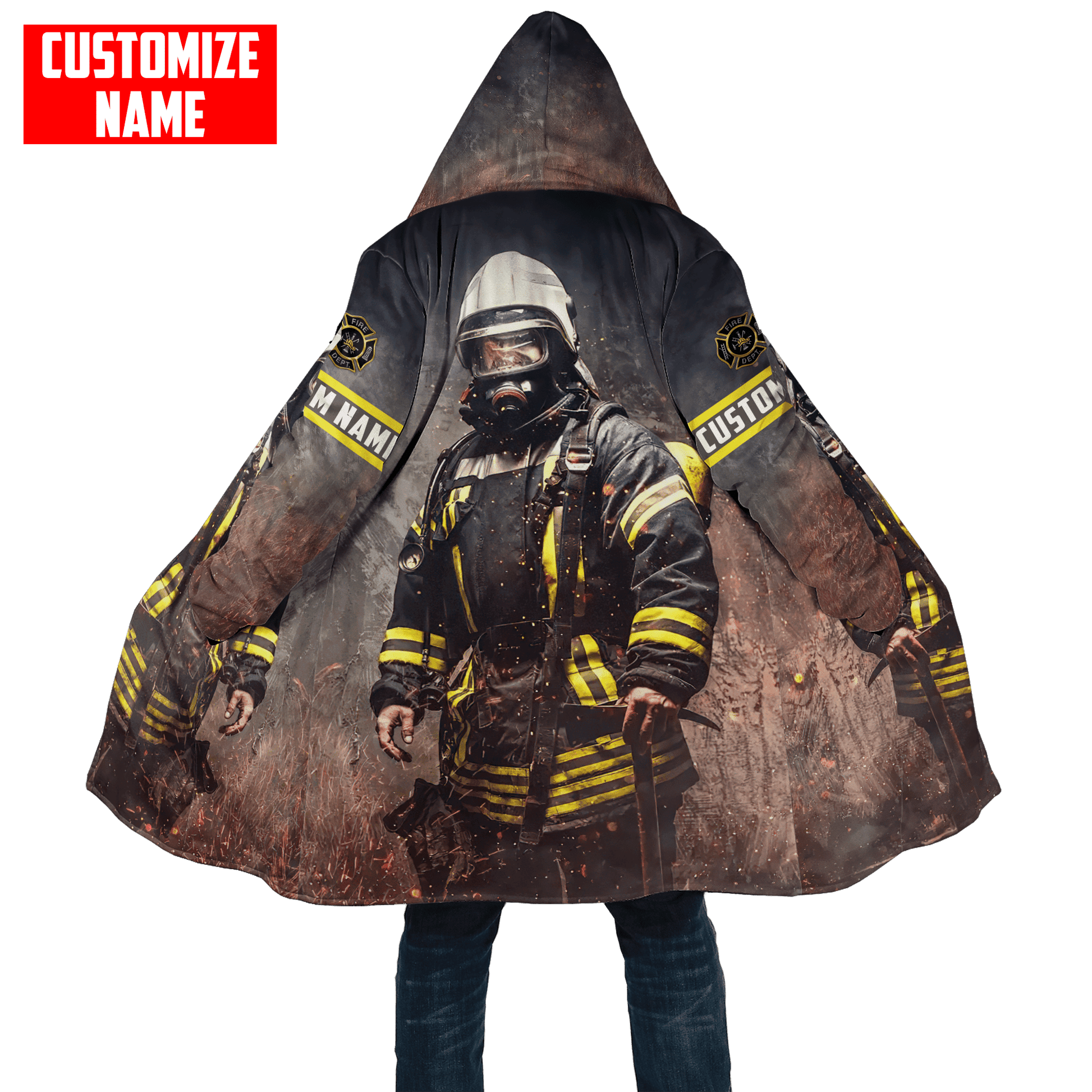 Customized Name Firefighter Unisex Shirts