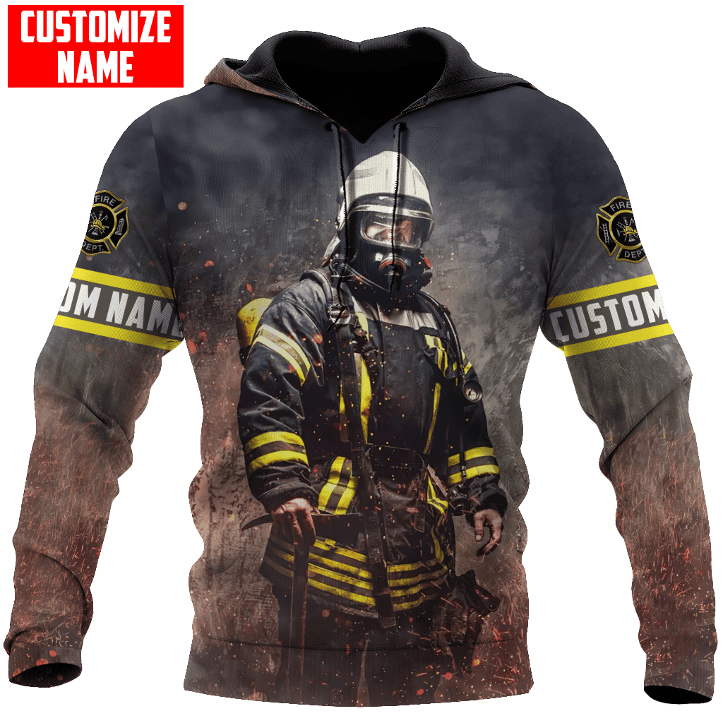 Customized Name Firefighter Unisex Shirts