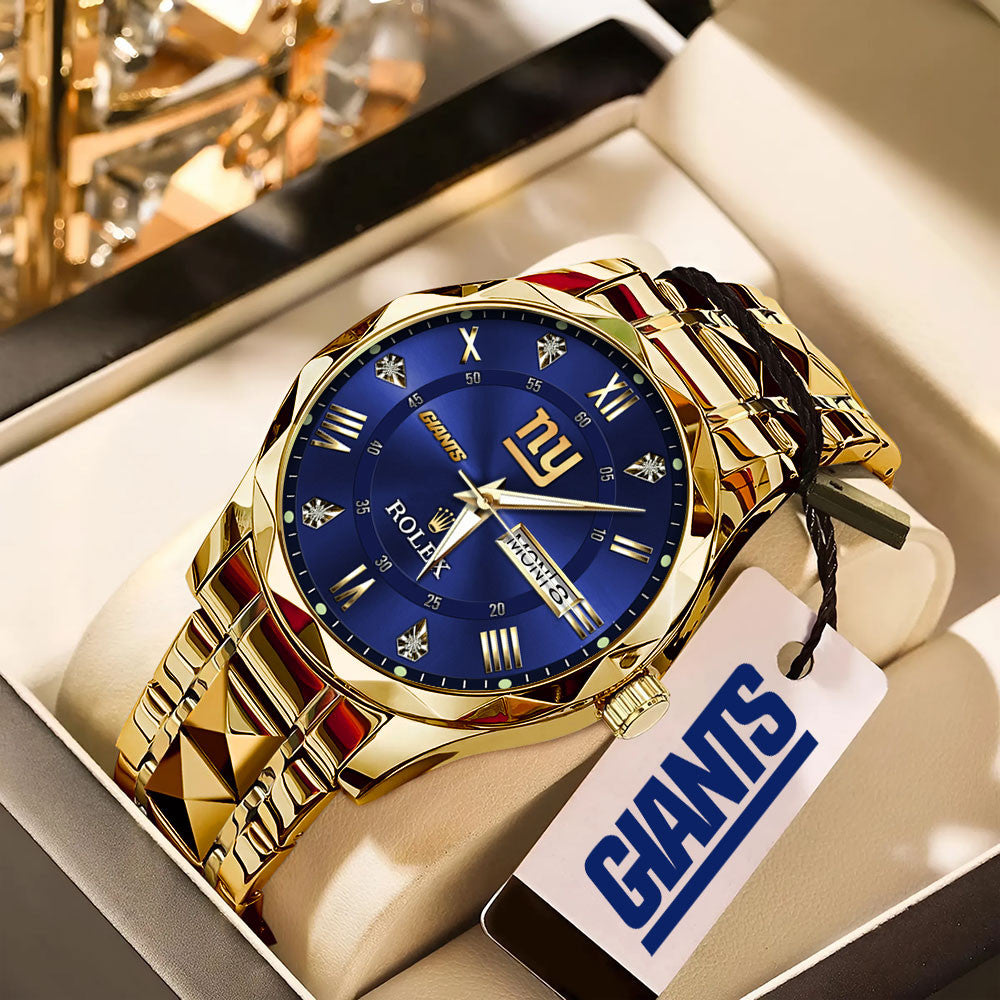 New York Giants x Rolex Alloy Luxury Quartz Watch