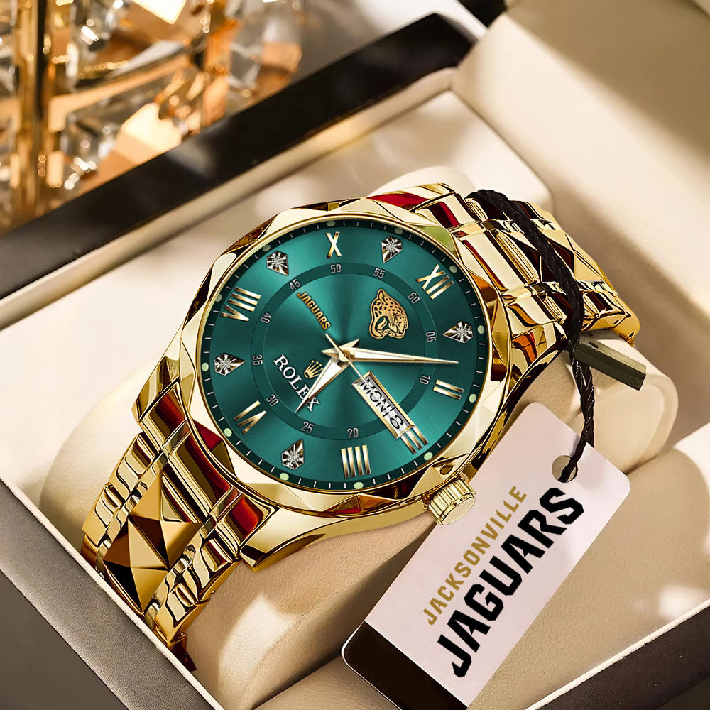 Jacksonville Jaguars x Rolex Alloy Luxury Quartz Watch