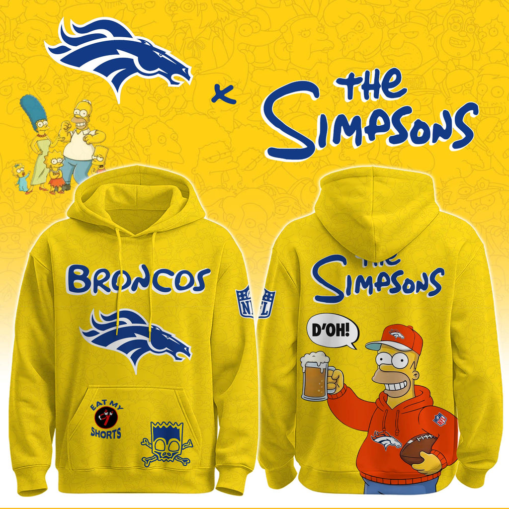 Broncos x The Simpsons Crossover Hoodie
