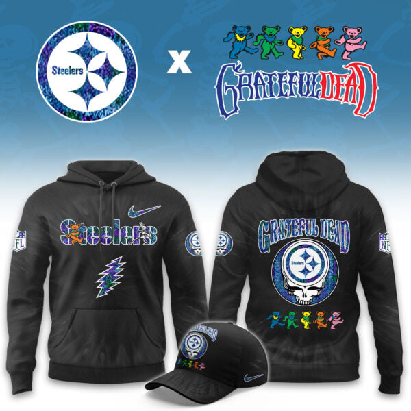 __Pittsburgh Steelers Grateful Dead Limited Hoodie