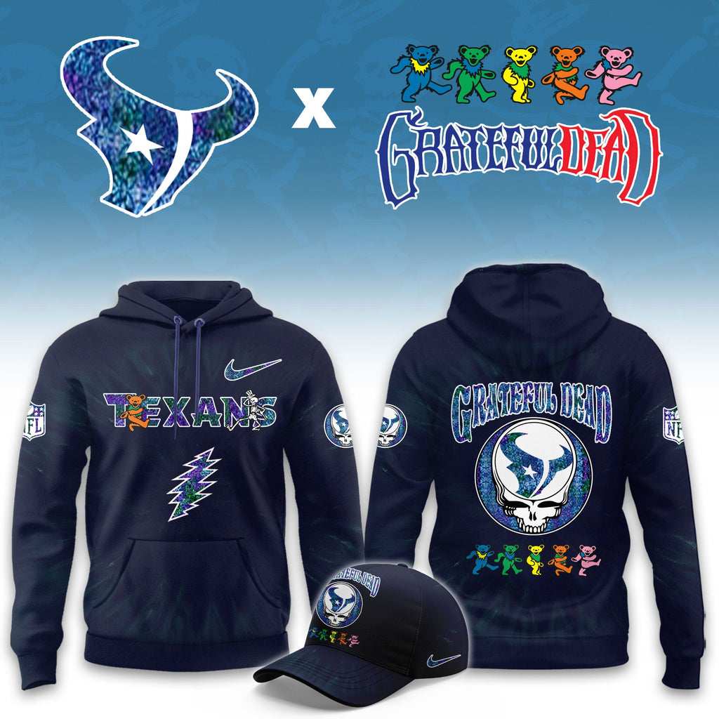 _Houston Texans Grateful Dead Limited Hoodie