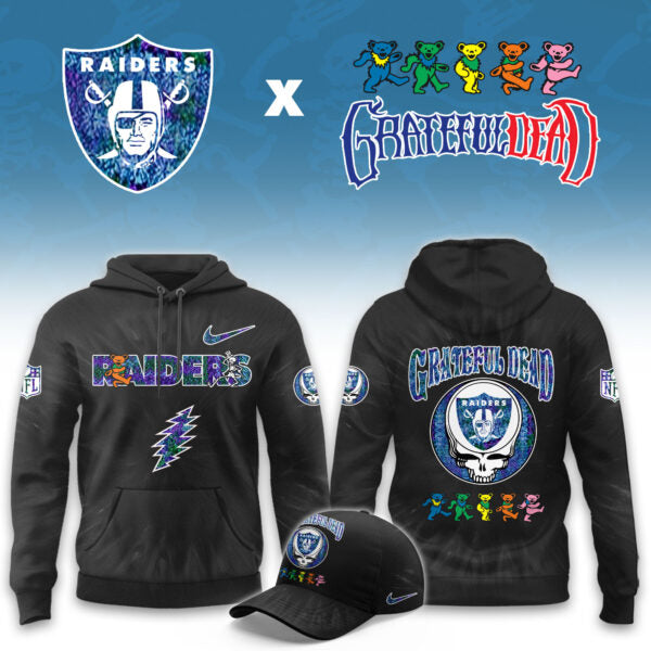 _Las Vegas Raiders Grateful Dead Limited Hoodie