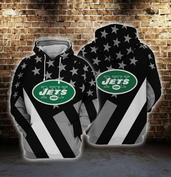 Nfl New York Jets Star Gift For Fan 3d Hoodie