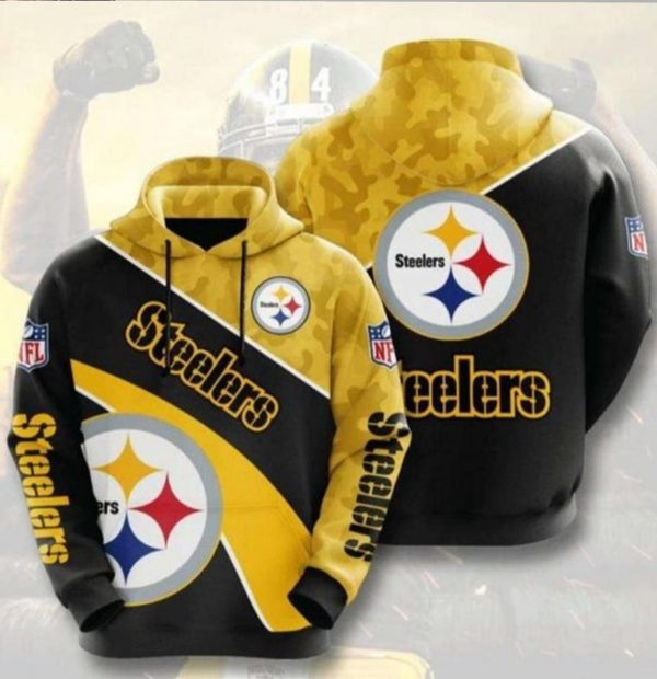 Pittsburgh Steelers NFL Jersey 3D Hoodie