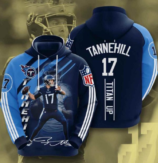 Nfl Tennessee Titans 3d Hoodies Tannehill