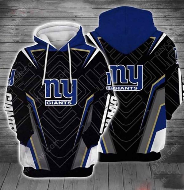 Nfl New York Giants Hoodie 3D NY