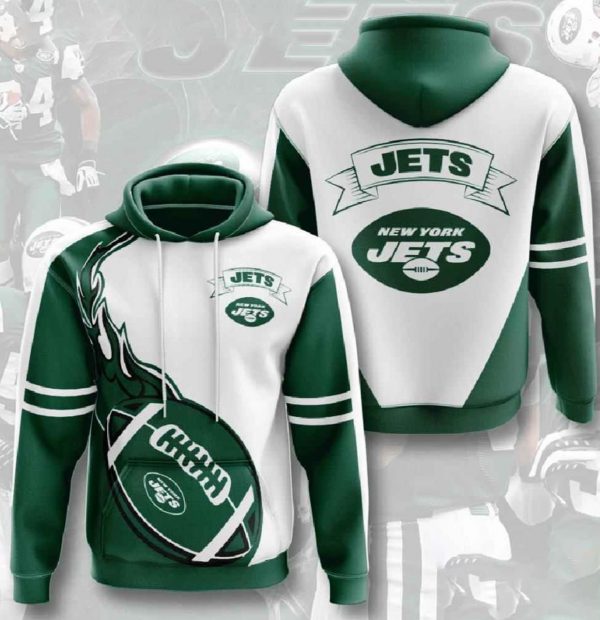 Nfl New York Jets 3d Hoodies Team