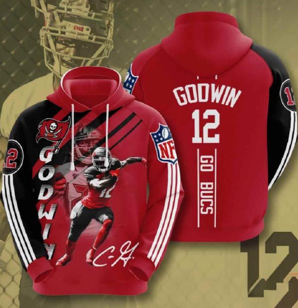 Nfl Tampa Bay Buccaneers 3d Hoodies Godwin