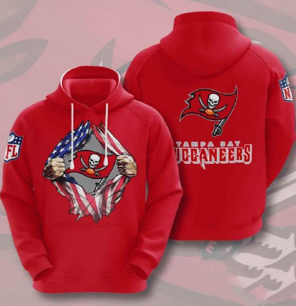 Nfl Tampa Bay Buccaneers 3d Hoodies
