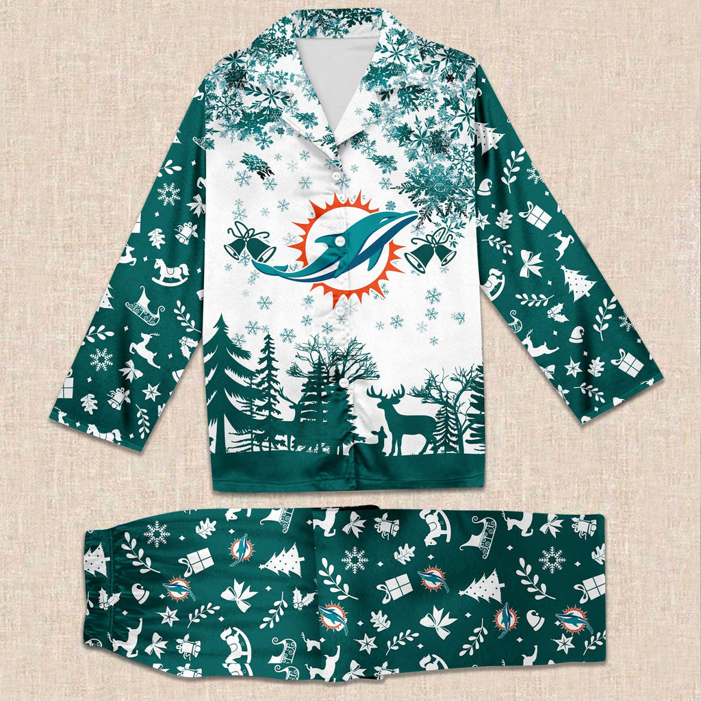 NFL Team Christmas Theme 3D Pajamas