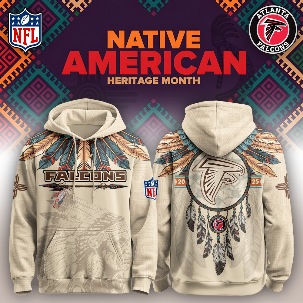 ATL Falcons-Native American Heritage Month Limited Editions Hoodie