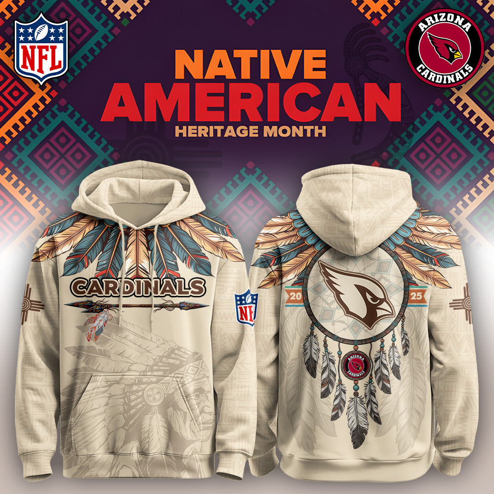 ARI Cardinals-Native American Heritage Month Limited Editions Hoodie