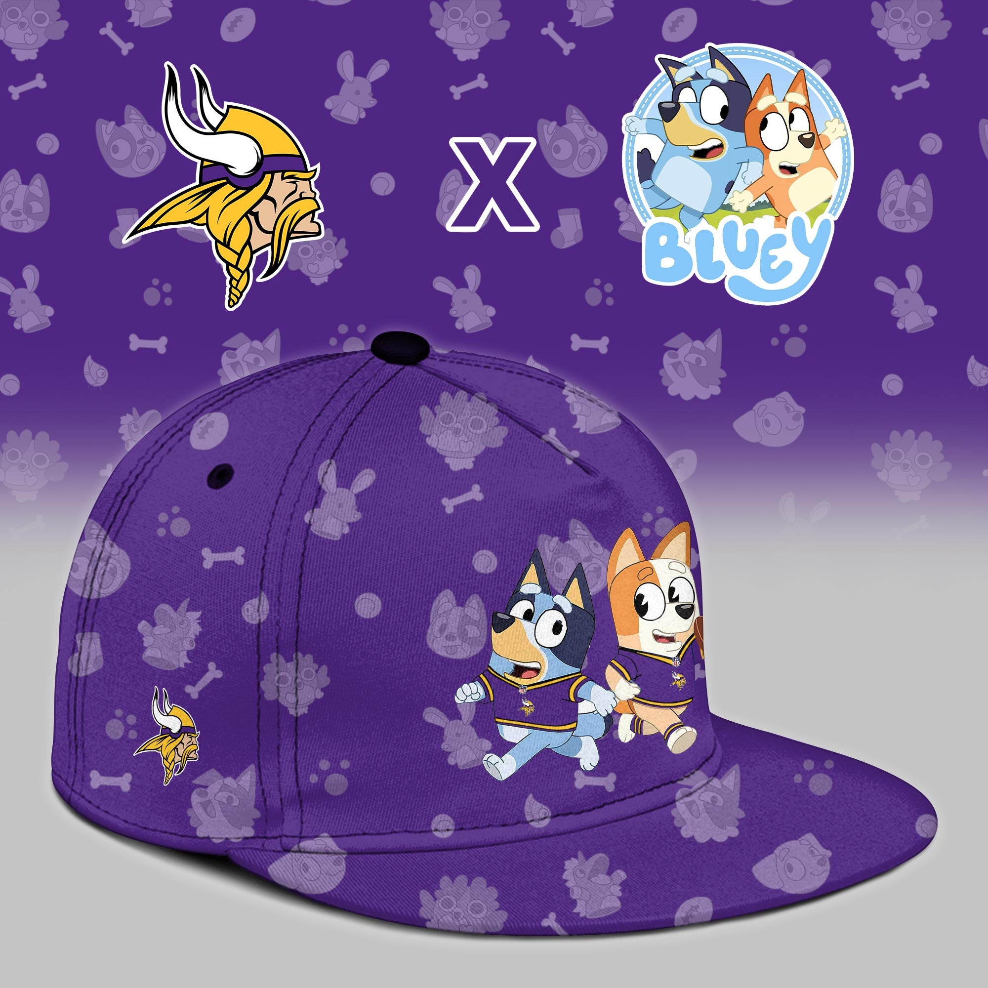 M.Vikings x Bluey Night Limited Jersey