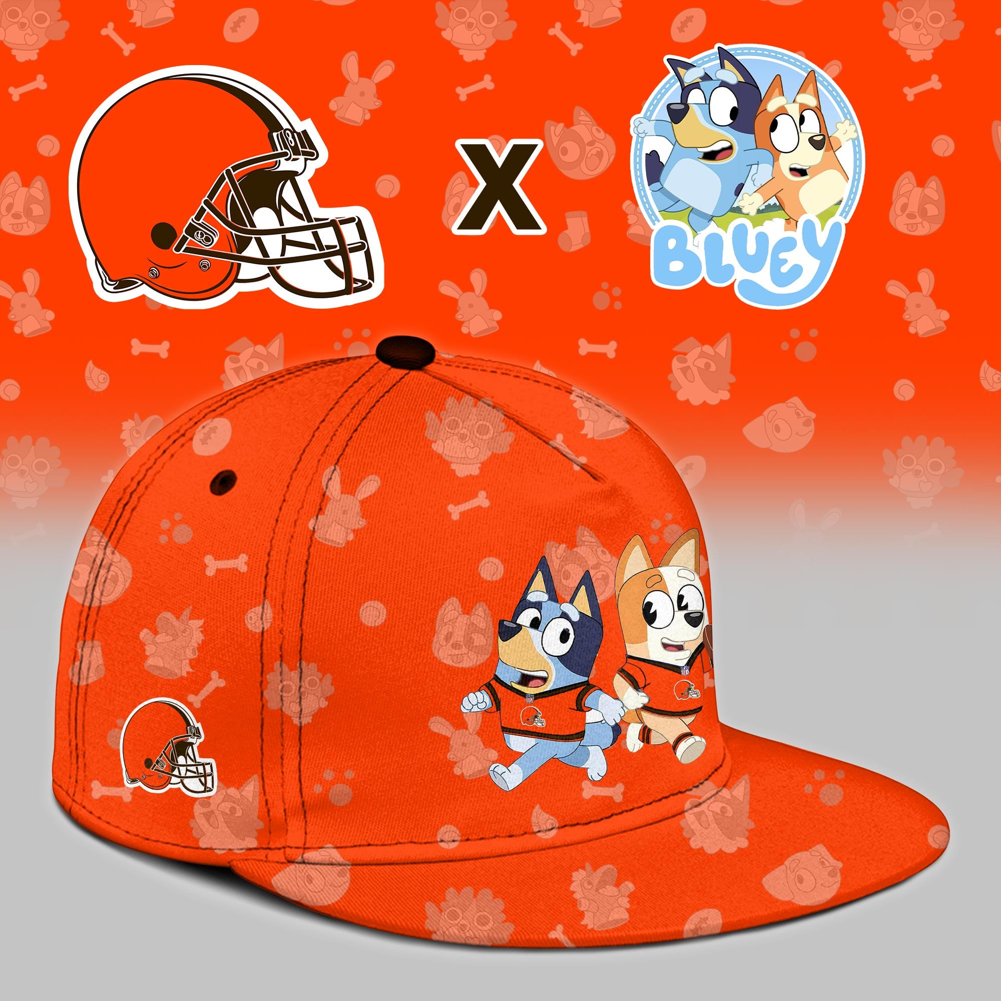 C.Browns x Bluey Night Limited Jersey