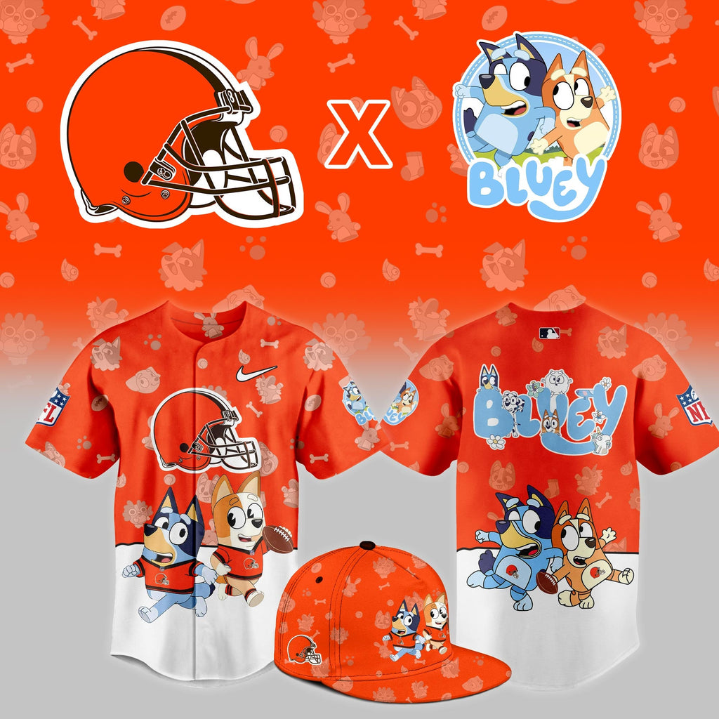C.Browns x Bluey Night Limited Jersey