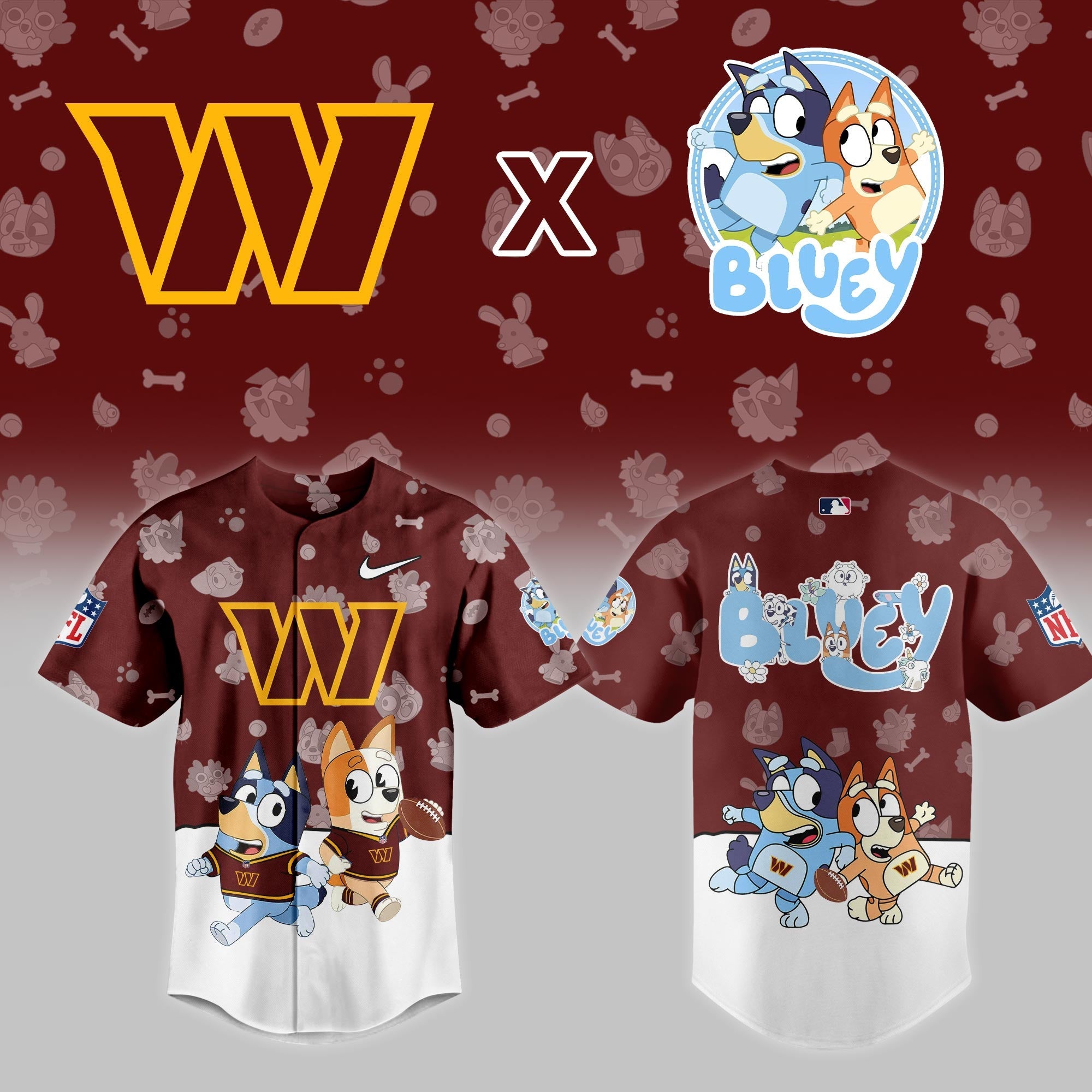 W.Commanders x Bluey Night Limited Jersey