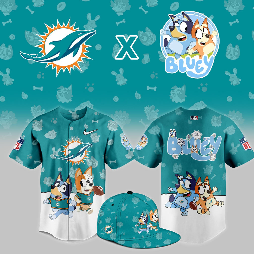 M.Dolphins x Bluey Night Limited Jersey